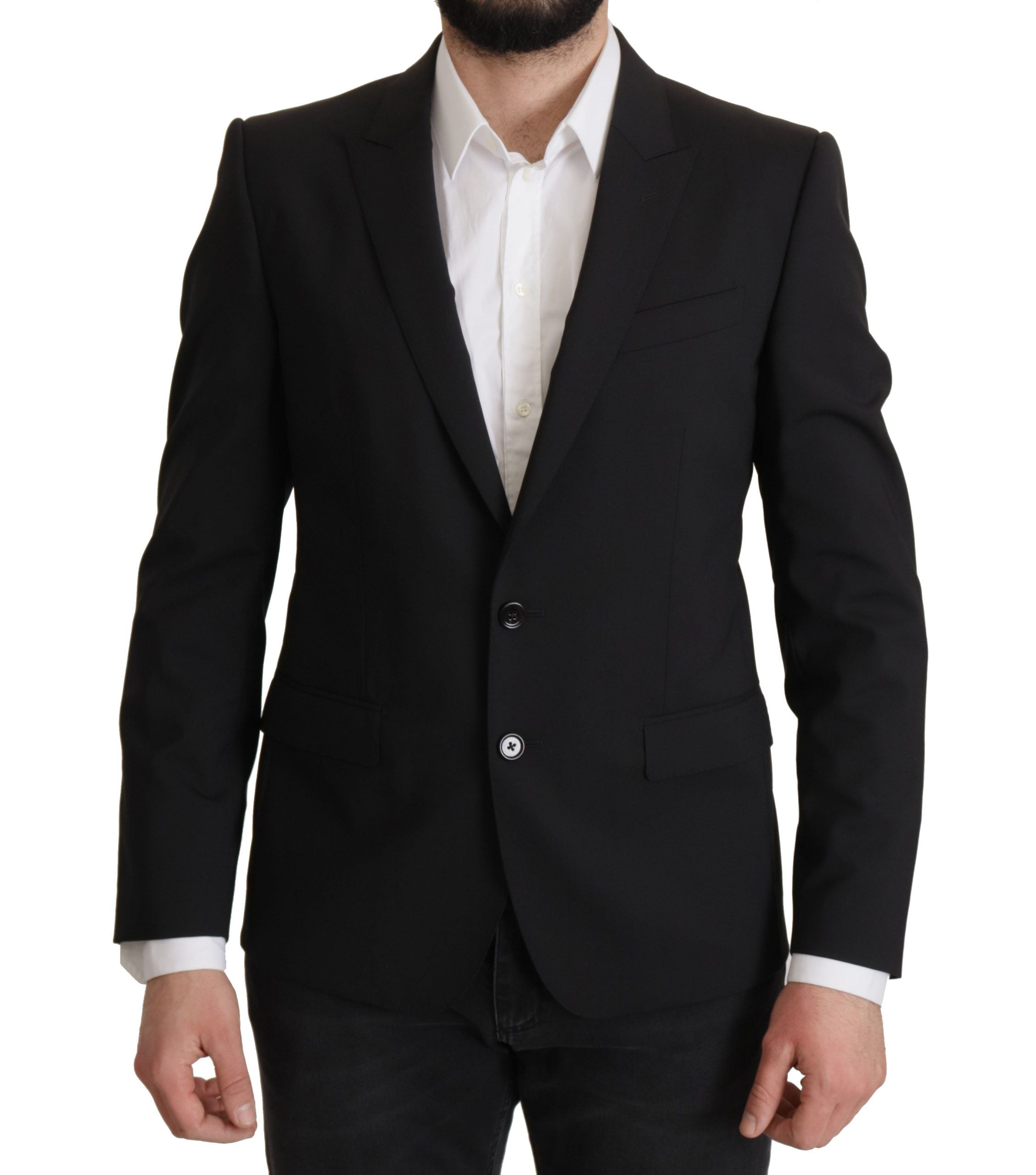 Dolce & Gabbana Elegant Slim Fit Black Blazer Jacket