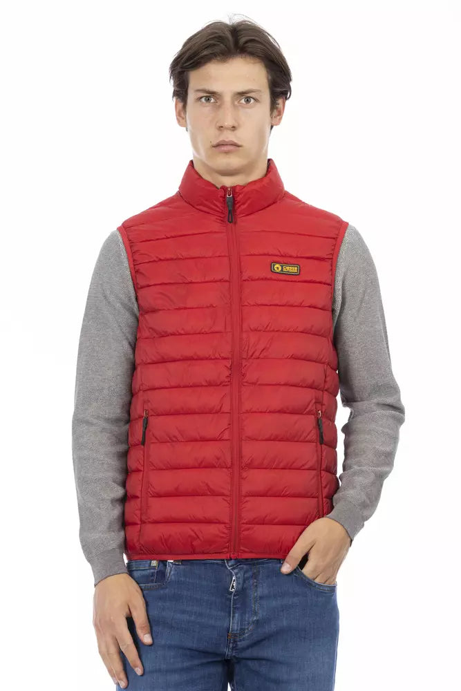 Ciesse Outdoor Red Polyester Men's Sleeveless Jacket