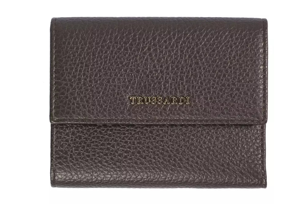 Trussardi Brown Leather Women Wallet