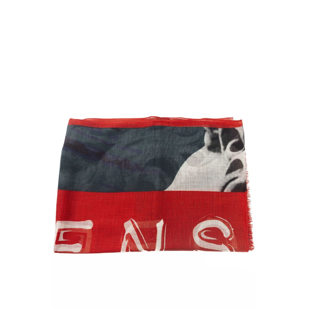 Trussardi Multicolor Wool Men Scarf