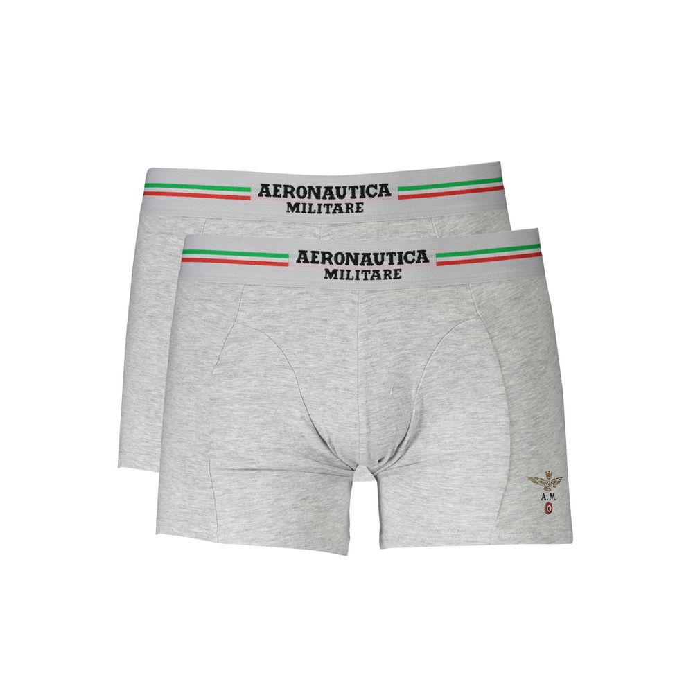 Aeronautica Militare Gray Cotton Underwear