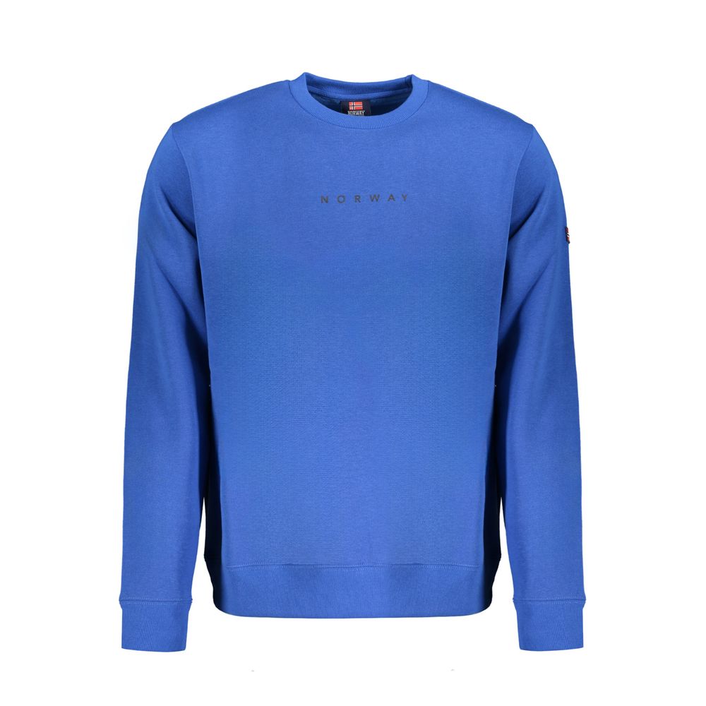 Norway 1963 Blue Cotton Men Sweater