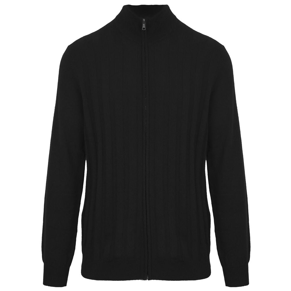 Malo Black Wool Sweater