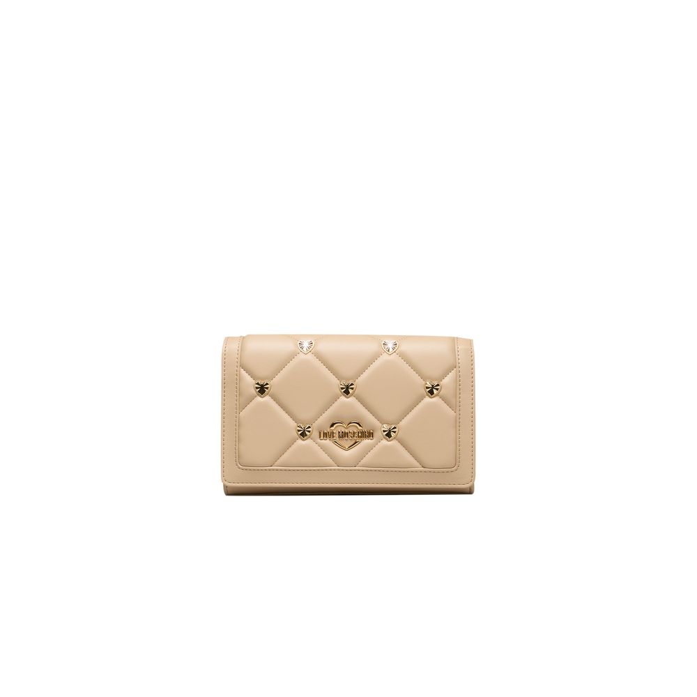 Love Moschino Beige Polyethylene Women Crossbody