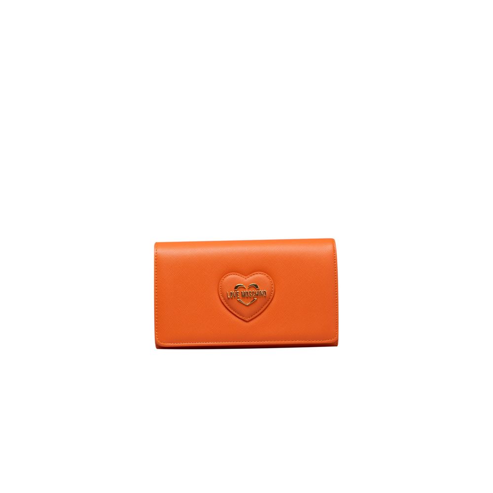 Love Moschino Orange Polyethylene Women Crossbody Bag