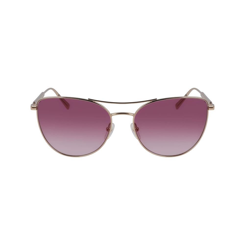 Longchamp Rose Gold Metal Sunglasses