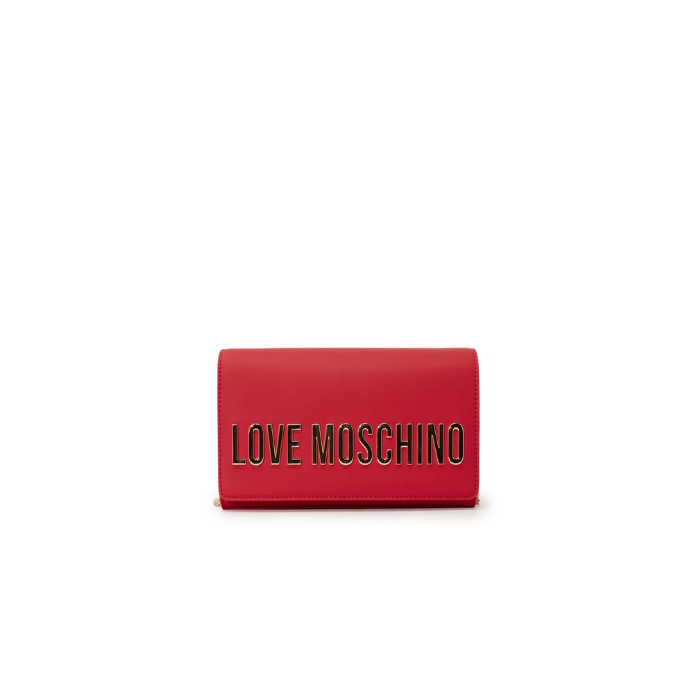 Love Moschino Red Polyethylene Handbag