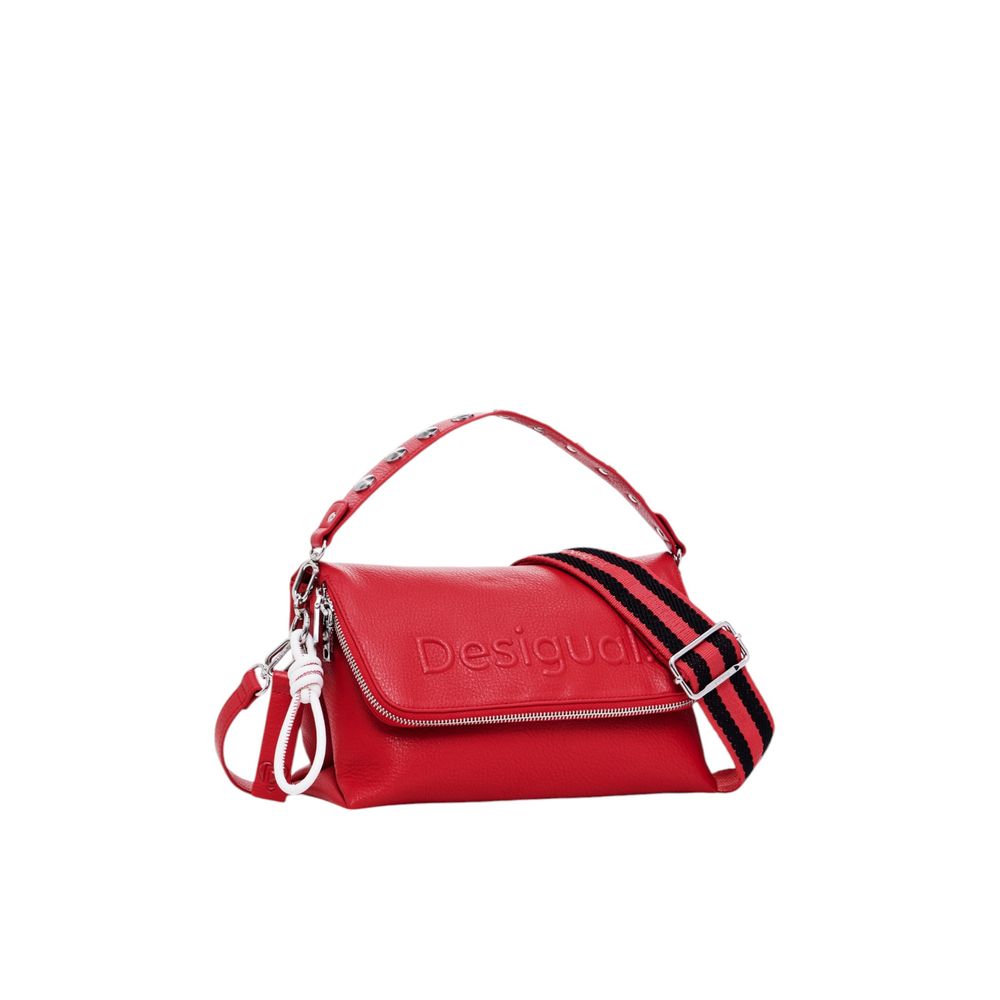 Desigual Red Polyethylene Handbag