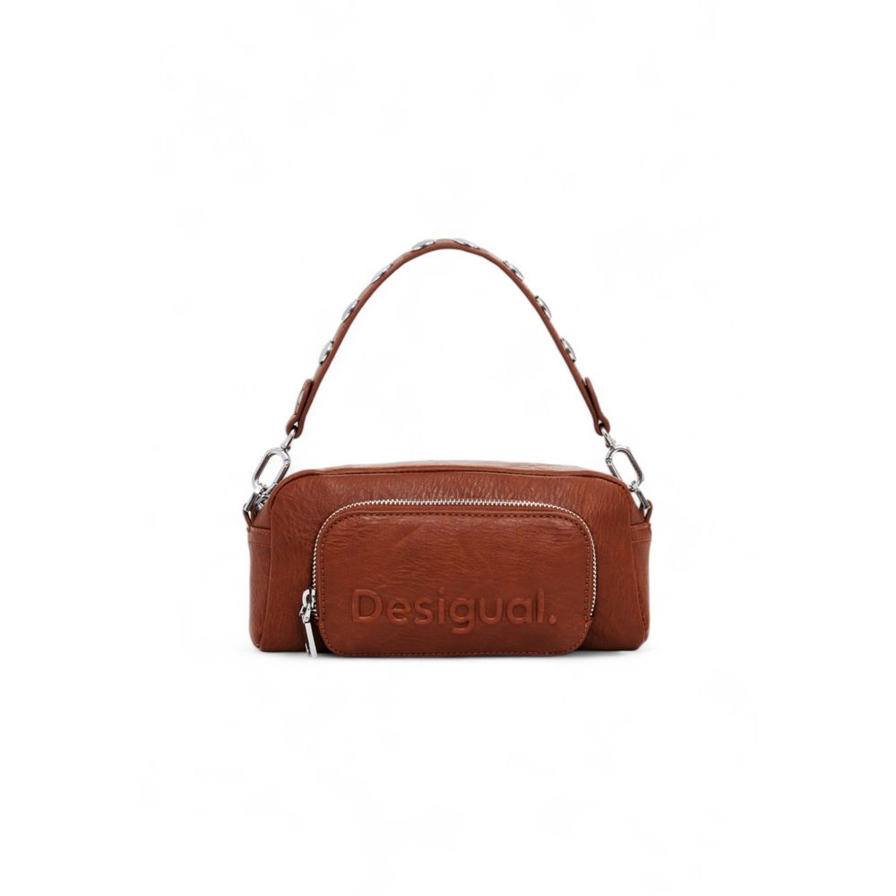 Desigual Brown Polyethylene Handbag