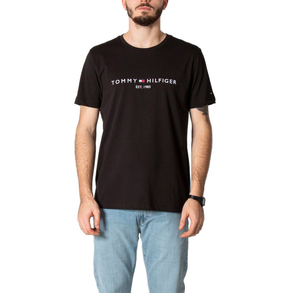 Tommy Hilfiger Black Cotton T-Shirt