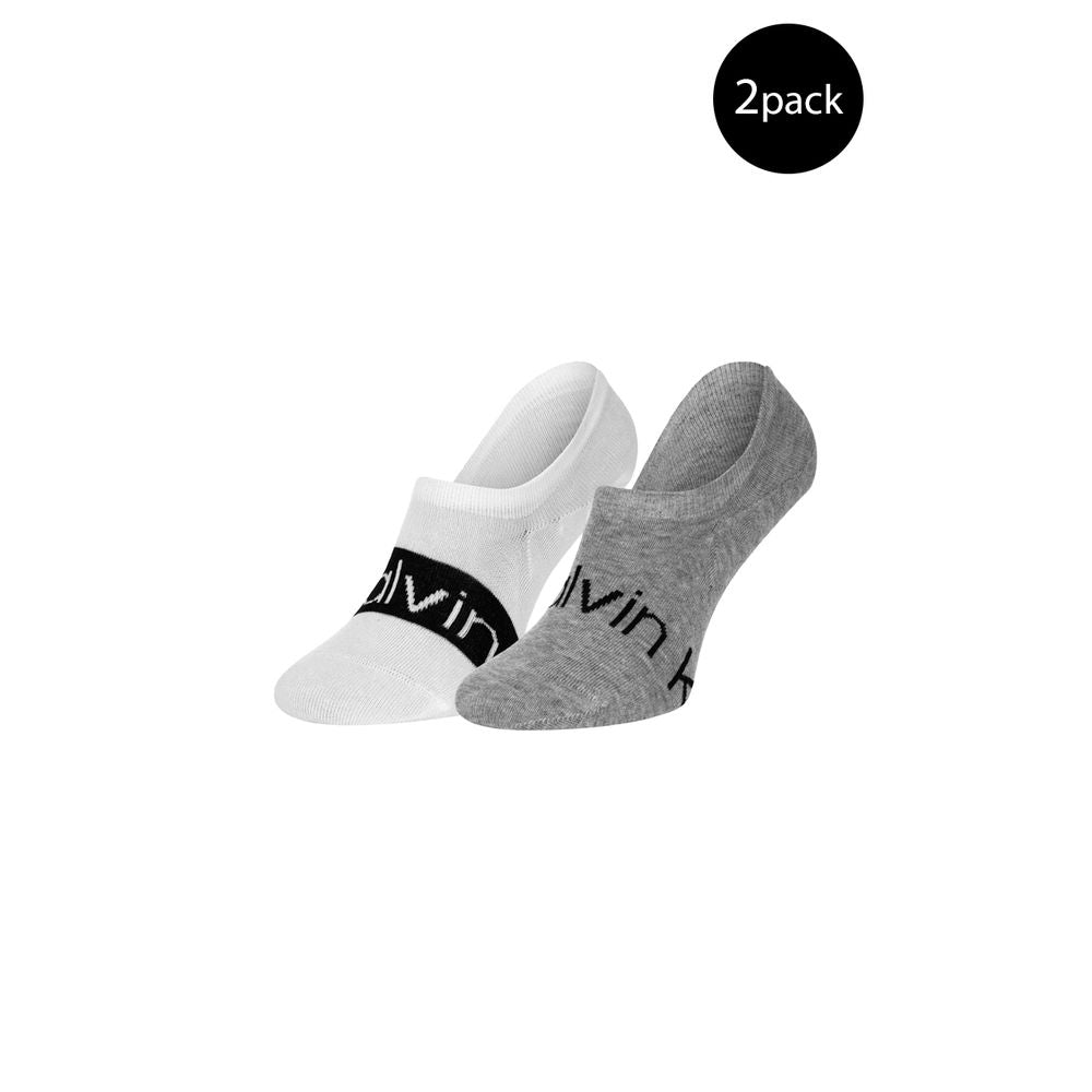 Calvin Klein White Cotton Sock