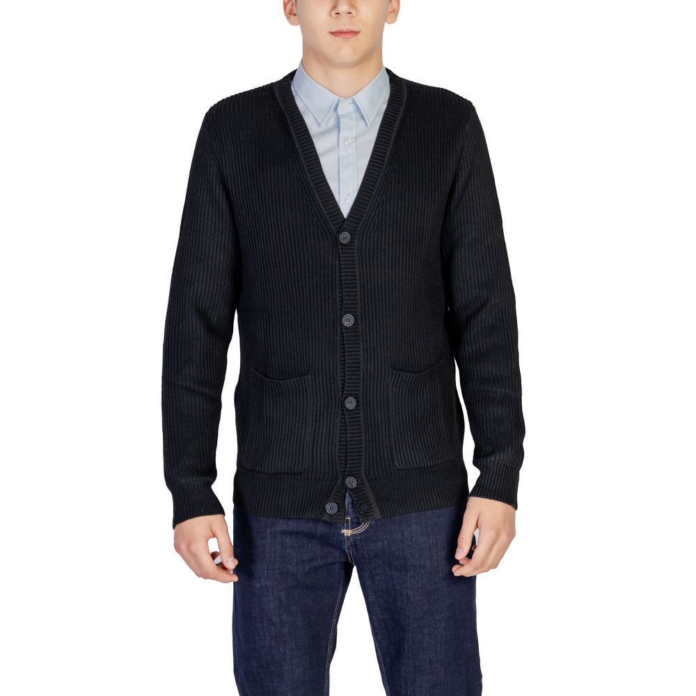 Antony Morato Black Polyester Cardigan