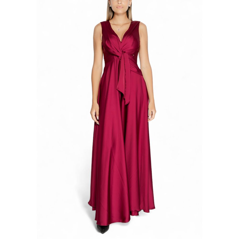 Rinascimento Bordeaux Polyester Dress