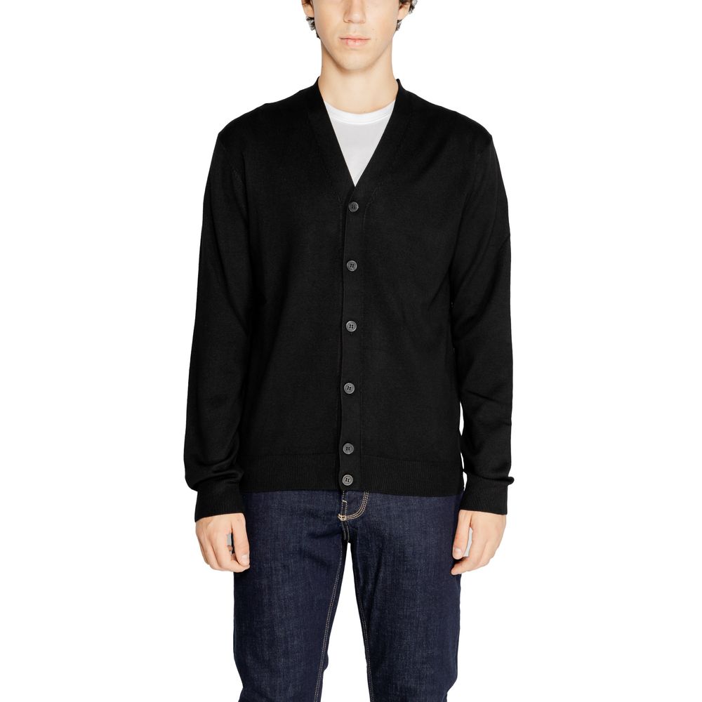 Hamaki-Ho Black Viscose Cardigan