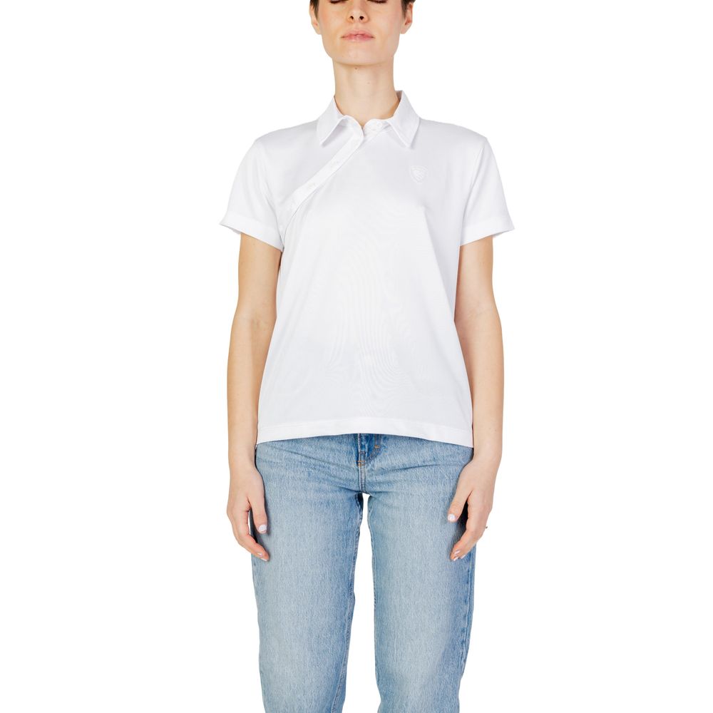 Blauer White Polyester Tops & T-Shirt