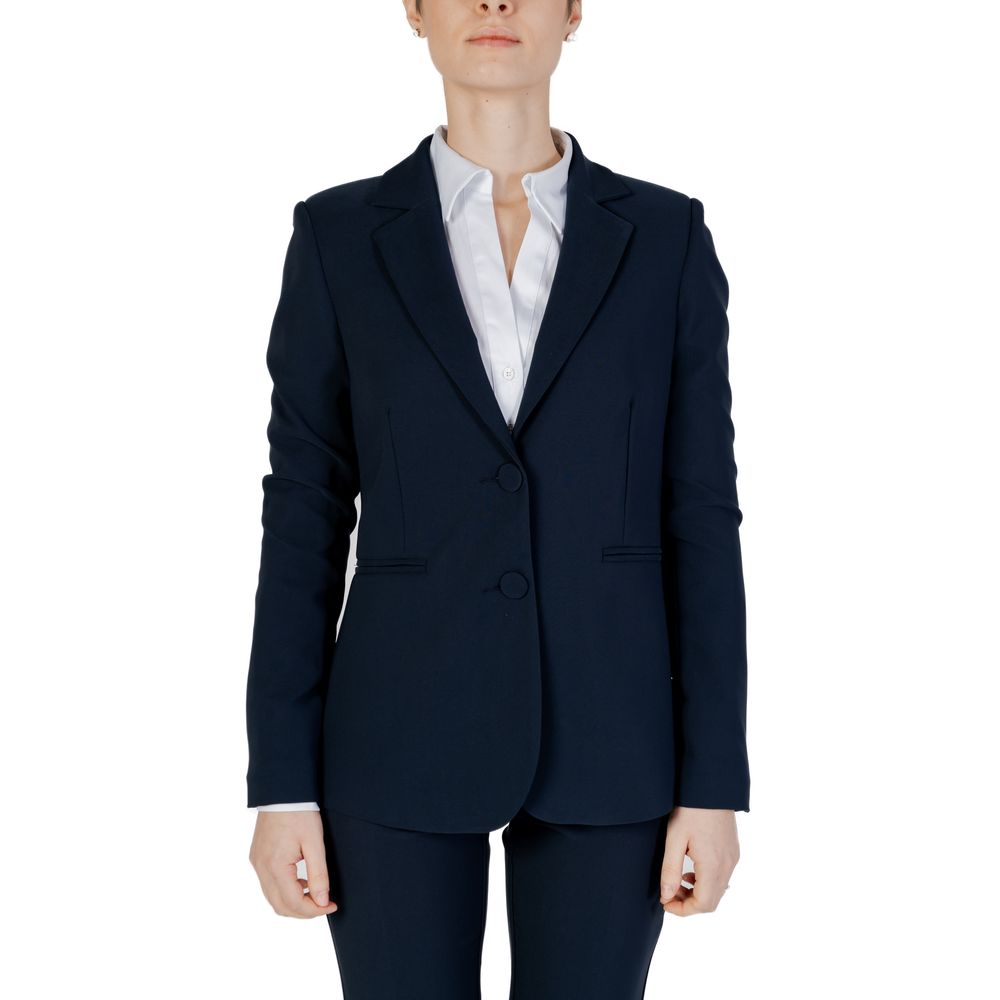 Sandro Ferrone Blue Polyester Suits & Blazer